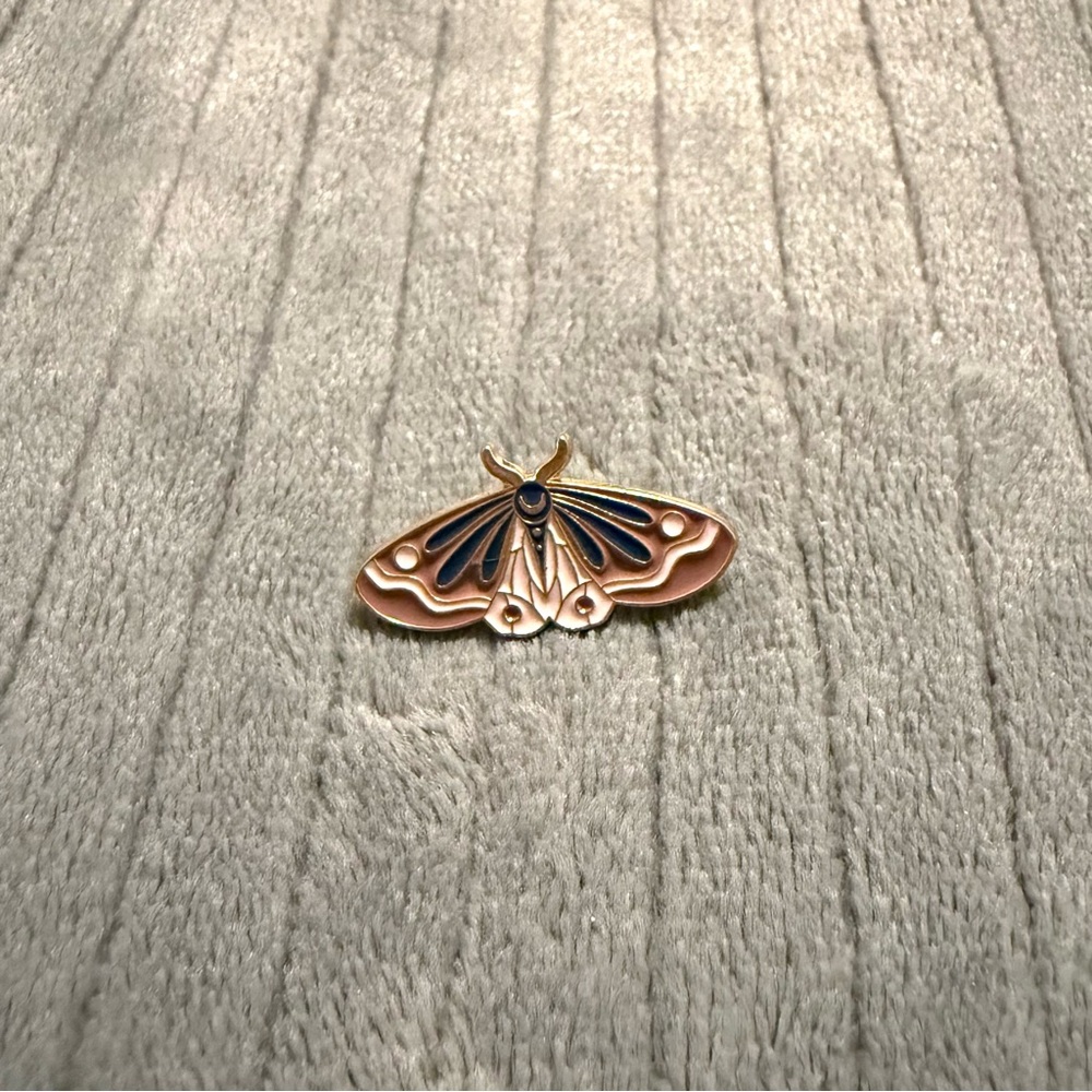 Moth Enamel Pin
